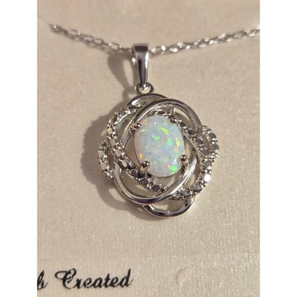Radiant gem Jewelry - Opal Pendant with 18" chain